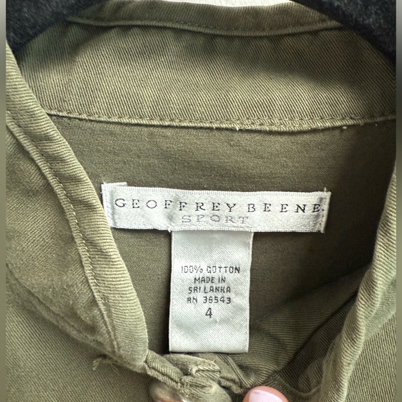 GEOFFREY BEENE Sport Women’s Hunter Green Long Sleeve Jacket - Size 4 - Picture 5 of 7